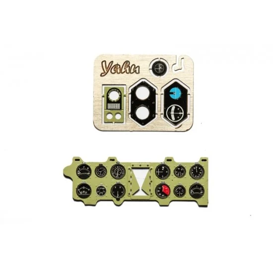 Yahu YMA2406 1/24 Mitsubishi A6M2 Zero (Nakajima Green) Instrument Panel for Trumpeter kit - Model Planes