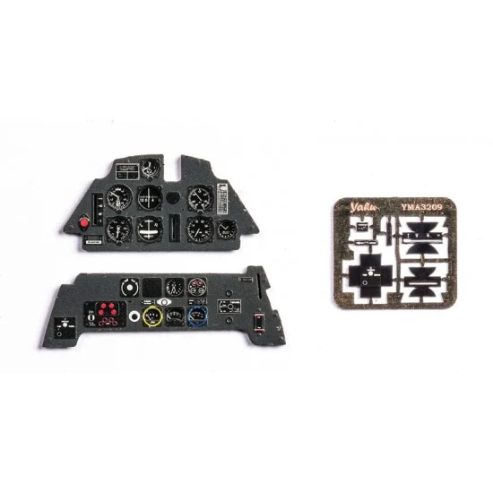 Yahu YMA3209 1/32 Messerschmitt Bf 109E Instrument Panel for Eduard kit - Model Planes