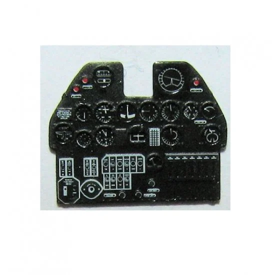 Yahu YMA4814 1/48 Curtiss P-40E Instrument Panel for Hasegawa kit
