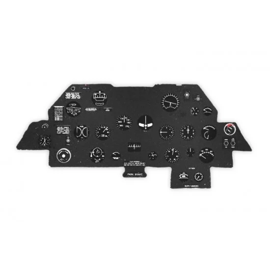Yahu YMA4815 1/48 Republic P-47D Thunderbolt Early Instrument Panel for Tamiya kit