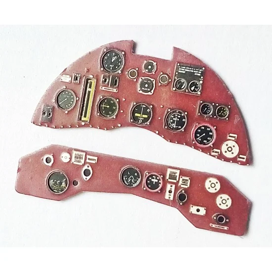 Yahu YMA4831 1/48 Gloster Gladiator Mk.I Early Instrument Panel for Eduard/Roden kits - Model Planes