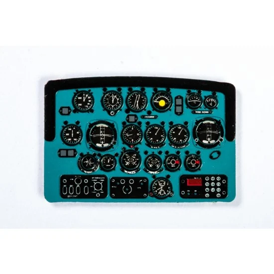 Yahu YMA4835 1/48 Mil Mi-2 Instrument Panel for Aeroplast kit