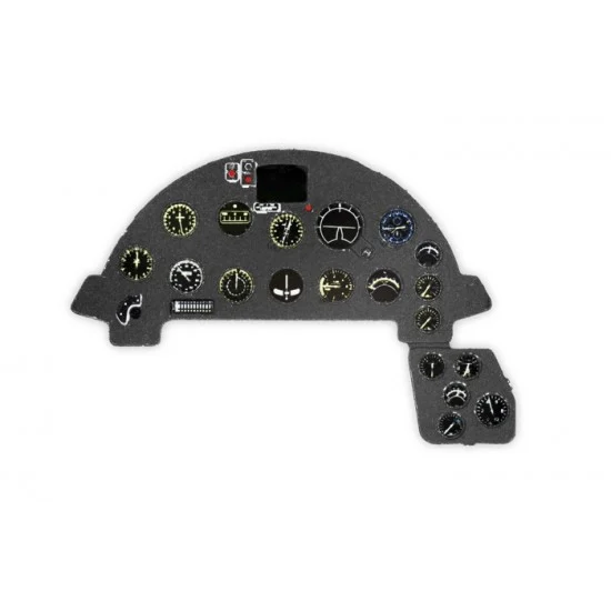 Yahu YMA4837 1/48 Vought F4U-1A Corsair Instrument Panel for Tamiya kit
