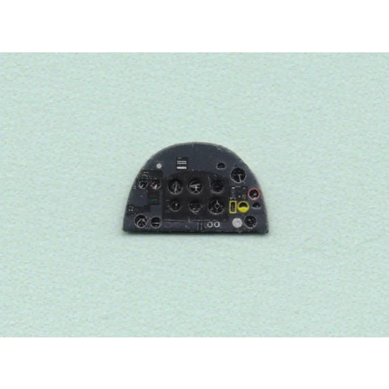 Yahu YMA7209 1/72 Spitfire Mk.VII/VIII/IX Instrument Panel for Airfix/AZ Models/Hasegawa - Model Planes