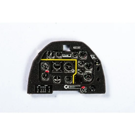 Yahu YMA7252 1/72 North-American P-51D Early Instrument Panel for Airfix/Tamiya kits
