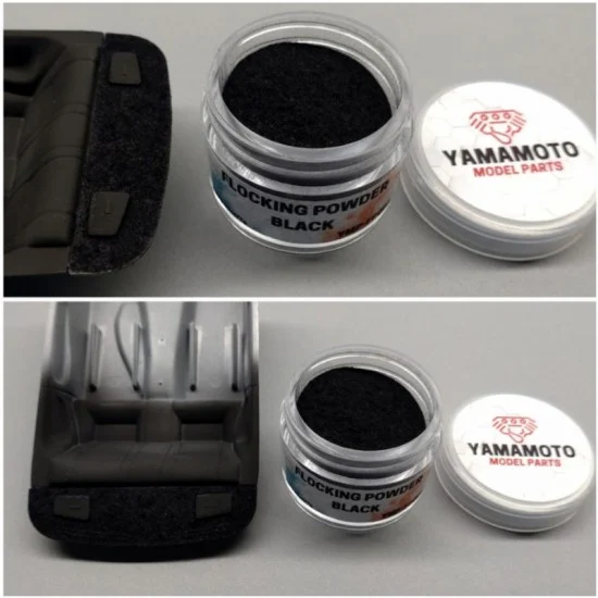 Yamamoto YMP-FP001 Flocking Powder Black (25ml/7g)