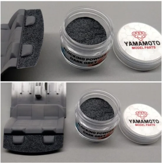 Yamamoto YMP-FP003 Flocking Powder Dark Grey (25ml/7g)
