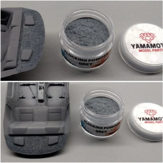 Yamamoto YMP-FP004 Flocking Powder Grey (25ml/7g)