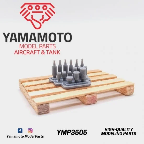 Yamamoto YMP3505 1/35 Diorama Set 1 - Military Vehicles & Tanks