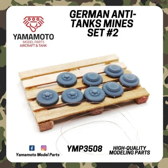 Yamamoto YMP3508 1/35 German Anti-Tank Mines Set 2