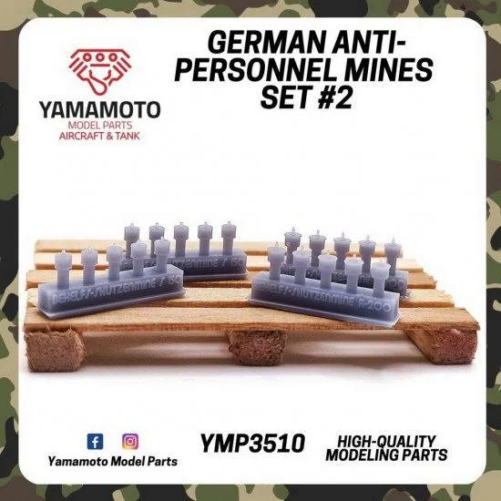 Yamamoto YMP3510 1/35 German Anti-Personnel Mines Set 2