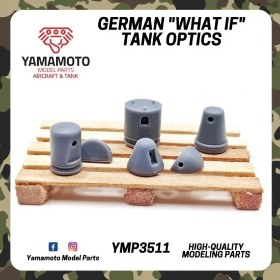 Yamamoto YMP3511 1/35 German 'What If' Tank Optics - Military Vehicles & Tanks