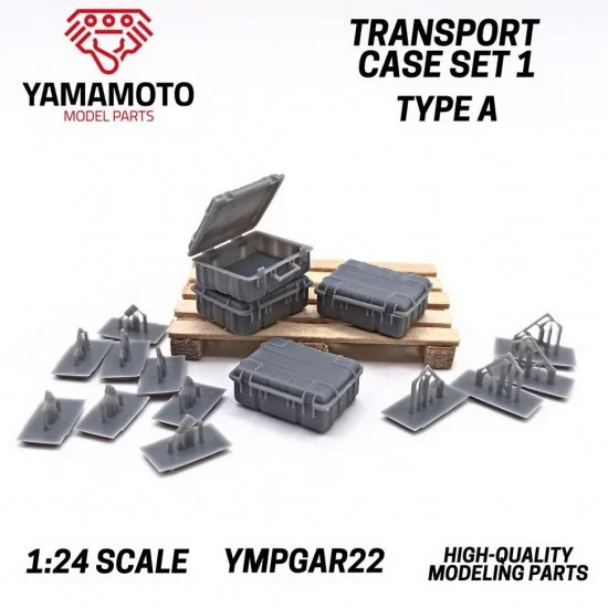 Yamamoto YMPGAR22 1/24 Transport Case Set 1 - Type A (4pcs)