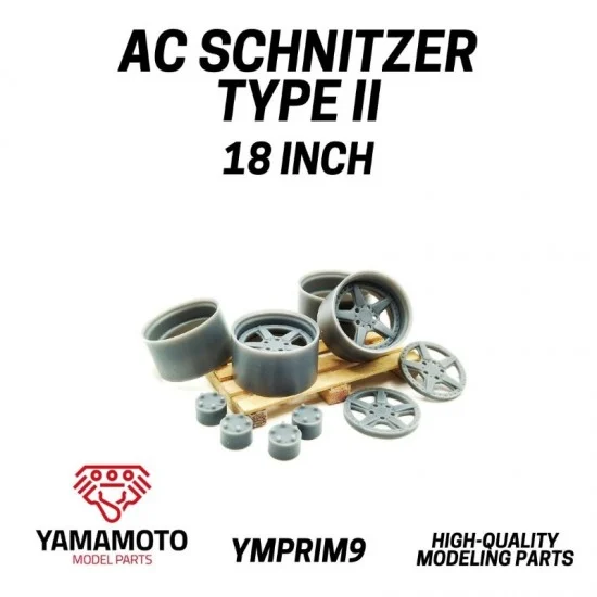 Yamamoto YMPRIM9 1/24 Felgi AC Schnitzer Type II 18' - Model Cars