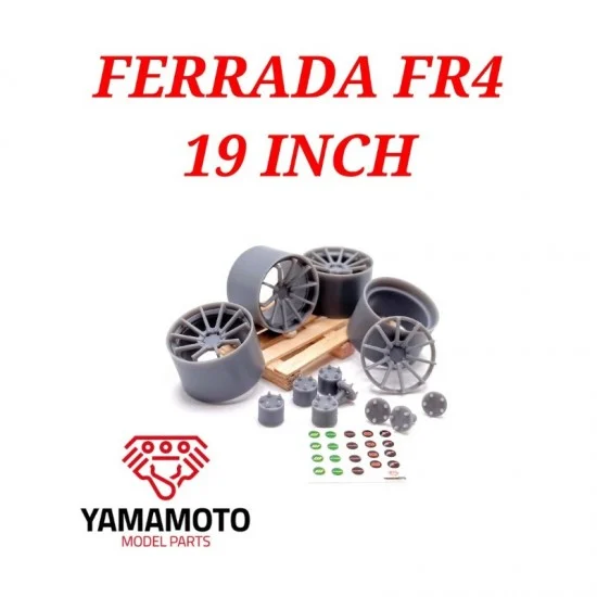 Yamamoto YMPRIM12 1/24 Ferrada FR4 19' + Decals - Model Cars