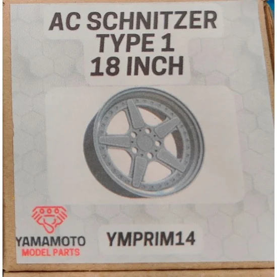 Yamamoto YMPRIM14 1/24 Felgi AC Schnitzer Type I 18' - Model Cars