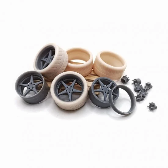 Yamamoto YMPRIM18 1/24 Ocean Mk18 18' Prokit and Tyres - Model Cars