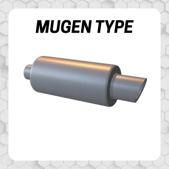 Yamamoto YMPTUN6 1/24 Muffler 'Mugen' - Model Cars