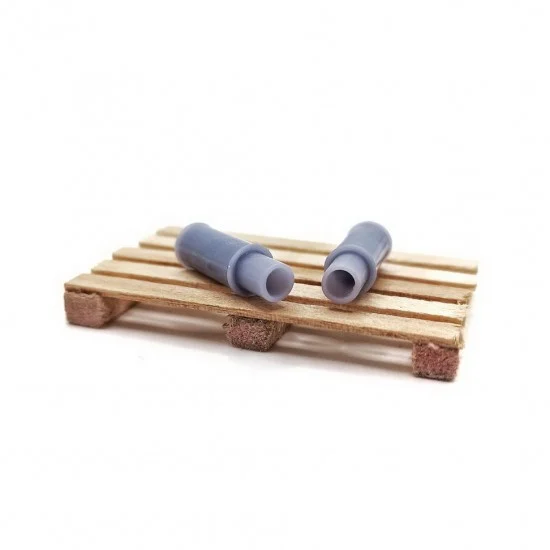 Yamamoto YMPTUN7 1/24 Muffler Spec R (2pcs) - Model Cars