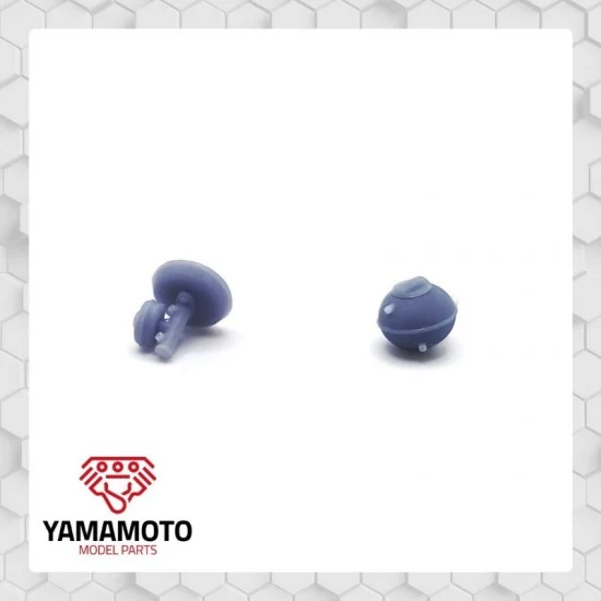 Yamamoto YMPTUN18 1/24 Engine Equipment (Brake Pump, Coolant Reservoir) - Model Cars