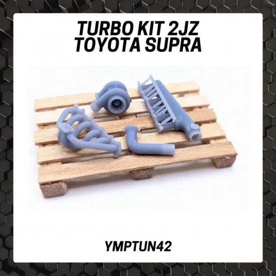 Yamamoto YMPTUN42 1/24 Toyota Supra Turbo Kit 2JZ for Tamiya 24123 - Model Cars