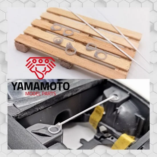 Yamamoto YMPTUN52 1/24 Strut Bar Set - Model Cars