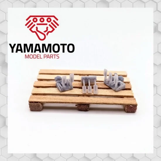 Yamamoto YMPTUN53 1/24 Racing Pedal Box Set - Model Cars