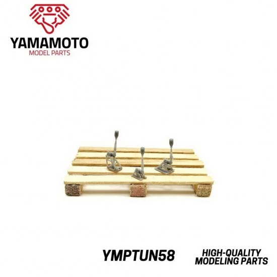 Yamamoto YMPTUN58 1/24 MotoSports Gearshift Levers set - Model Cars