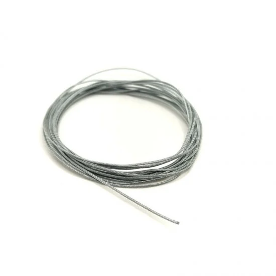 Yamamoto YMPTUN65 1/24 Braided Hose Line Silver/Gray 0.6mm (length 2m) - Model Cars