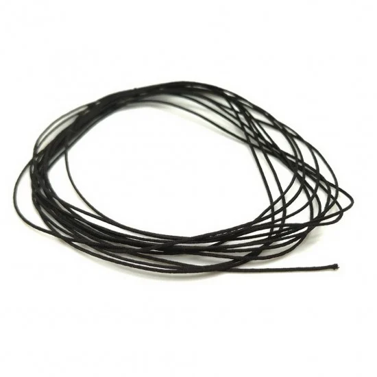Yamamoto YMPTUN68 1/24 Braided Hose Line Black 0.3mm (length 2m) - Model Cars