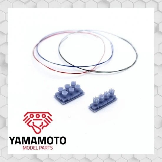 Yamamoto YMPTUN71 1/24 4 Distributors for 6 Cylinder Engines - Model Cars