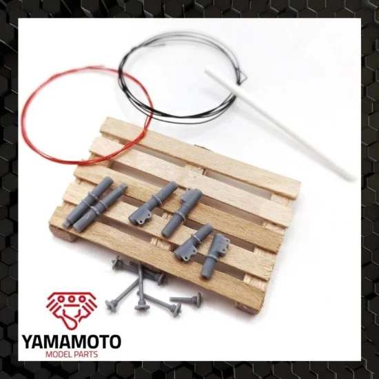 Yamamoto YMPTUN79 1/24 Sports Shock Absorbers set - Model Cars