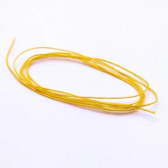 Yamamoto YMPTUN89 1/24 Braided Hose Line Yellow 0.3mm (length 1m) - Model Cars