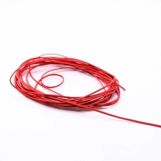 Yamamoto YMPTUN92 1/24 Braided Hose Line Red 0.8mm (length 2m) - Model Cars