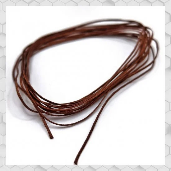 Yamamoto YMPTUN103 1/24 Braided Hose Line Brown 0.4mm (length 2m) - Model Cars
