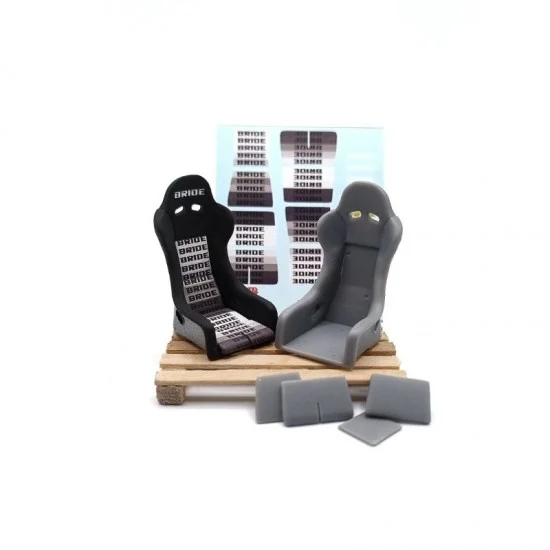 Yamamoto YMPTUN119 1/24 Bride Zeta III Sport Seats - Model Cars