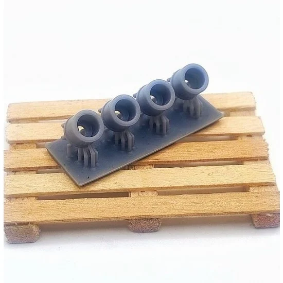 Yamamoto YMPTUN137 1/24 Rims Adapters for Aoshima to Tamiya - Model Cars