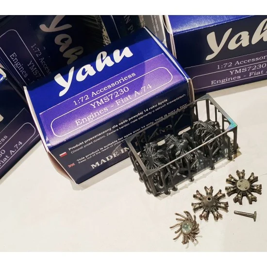 Yahu YMS7230 1/72 Fiat A.74 Radial Engine - Model Planes