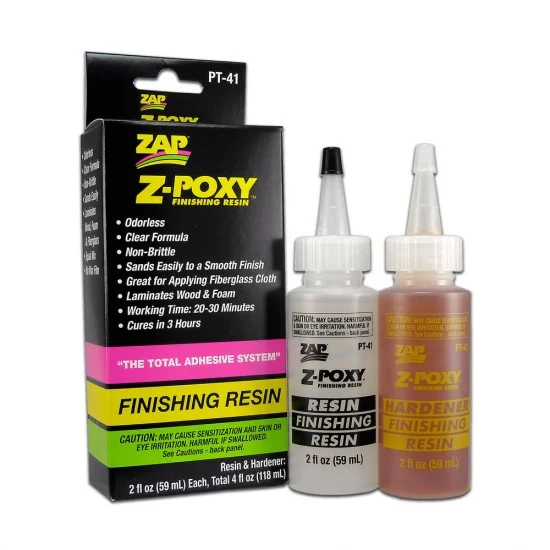 ZAP PT41 Z-Poxy Finishing Resin (2x 2 fl oz / 59 ml)