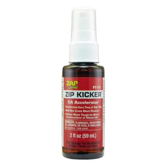 ZAP PT715 Zap Kicker (CA Accelerator) Pump Spray (2 oz / 59ml) - Hobby Tools & Supplies