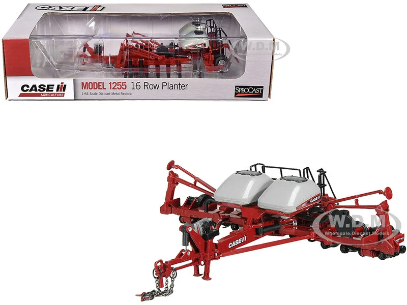 Case IH Early Riser 1255 16 Row Corn Planter 1/64 Diecast Model by Speccast - Case Tractors Models