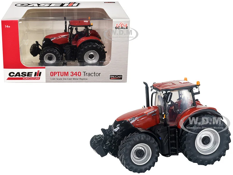 Case IH Optum 340 Tractor Red 1/64 Diecast Model by SpecCast - Case Tractors Models