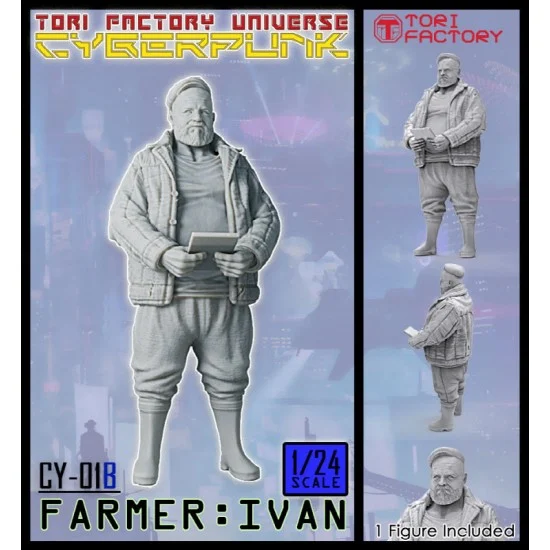 Tori Factory CY-01B 1/24 Tori Factory Cyberpunk - Farmer Ivan