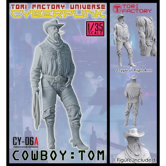 Tori Factory CY-06A 1/35 Tori Factory Cyberpunk - Cowboy Tom