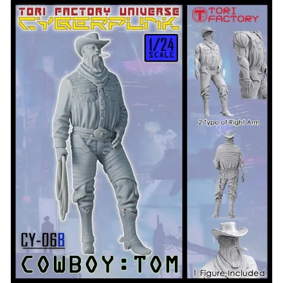 Tori Factory CY-06B 1/24 Tori Factory Cyberpunk - Cowboy Tom