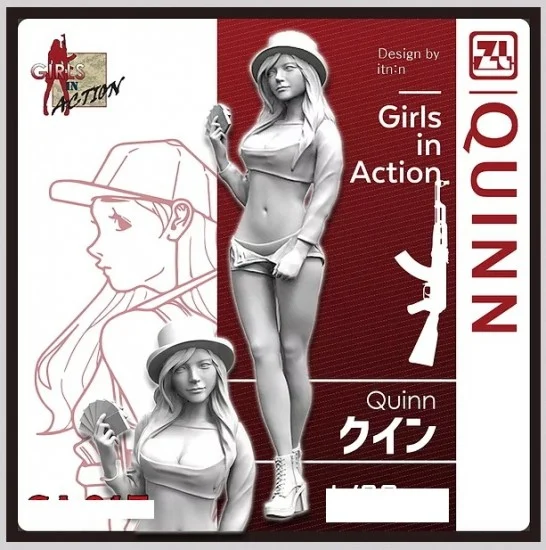 Tori Factory GC-017 1/24 Girls in Action Series - Quinn (resin figure)