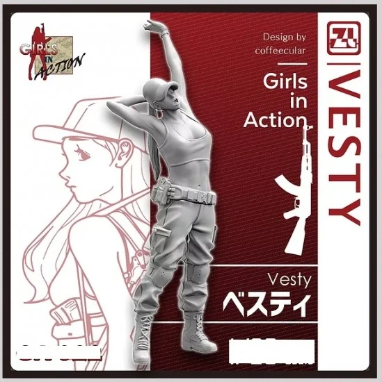 Tori Factory GC-022 1/24 Girls in Action Series - Vesty (resin figure)