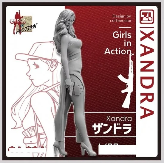 Tori Factory GC-024 1/24 Girls in Action Series - Xandra (resin figure)