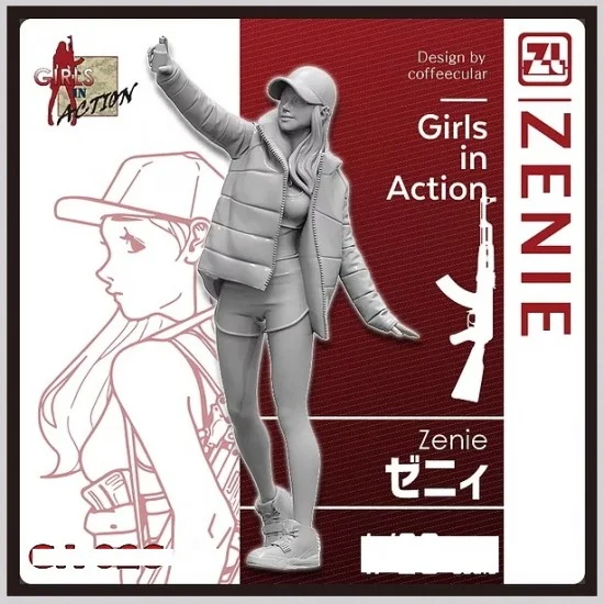 Tori Factory GA-026 1/20 Girls in Action Series - Zenie (resin figure)