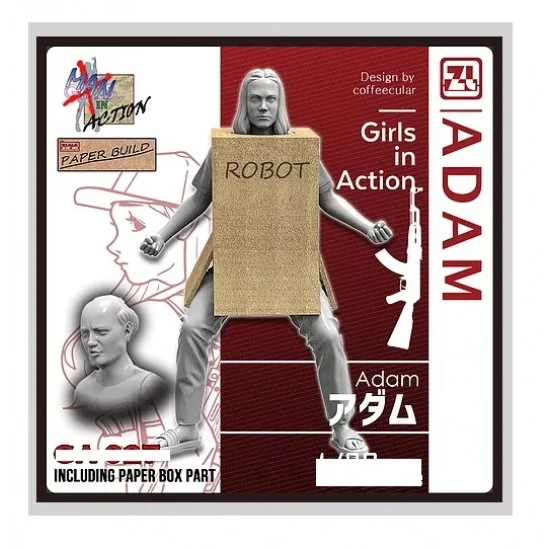Tori Factory GA-027 1/20 Girls in Action Series - Adam (resin figure & paper)